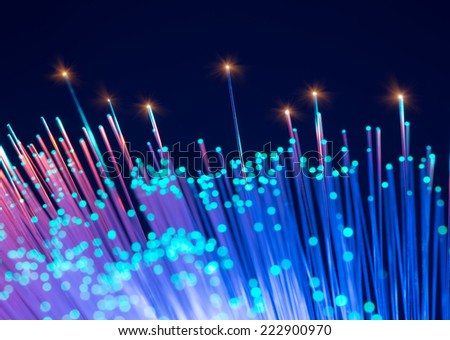 fiber optical network cable Royalty-Free Stock Photo #222900970