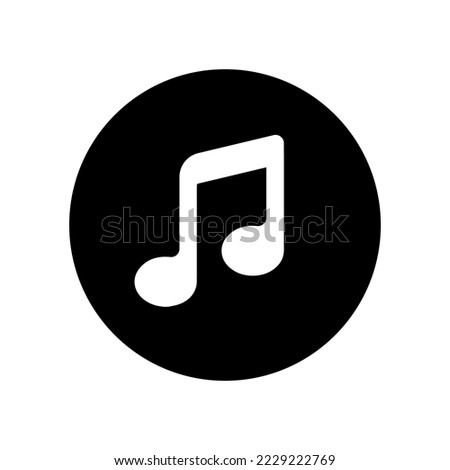 MUSIC ICON TEMPLATE DESIGN. ILLUSTRATIONS ARE EDITABLE. A SIMPLE FLAT DESIGN