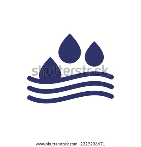 Absorption icon on white, absorb water vector Royalty-Free Stock Photo #2229236671