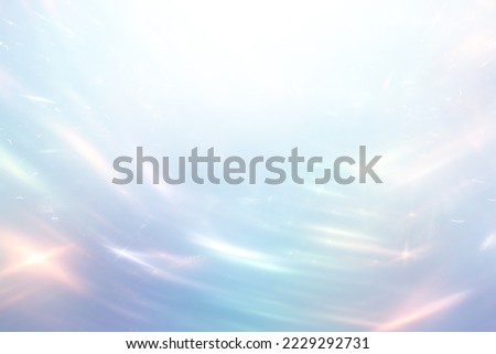 Blurred refraction light, bokeh or organic flare overlay effect