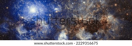 Galaxy stars planets star clusters, colored gas clouds in abstract space. Outer space nebula. Galaxy Space background,Elements of this image furnished by NASA.