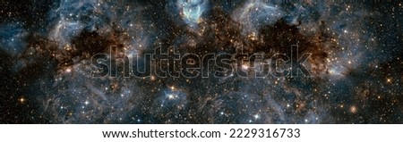 Galaxy stars planets star clusters, colored gas clouds in abstract space. Outer space nebula. Galaxy Space background,Elements of this image furnished by NASA. Royalty-Free Stock Photo #2229316733