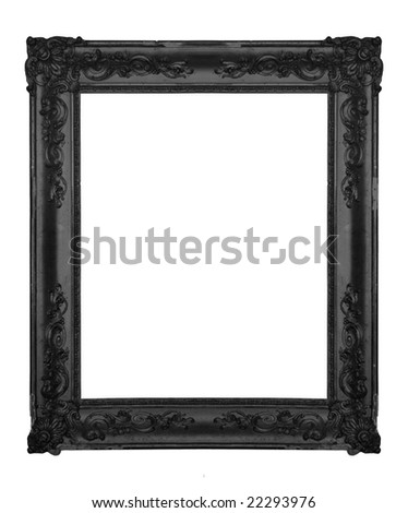 Vintage black ornate frame, similar available in my portfolio
