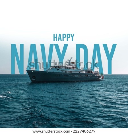 Happy Indian Navy Day, Happy Navy Day Royalty-Free Stock Photo #2229406279