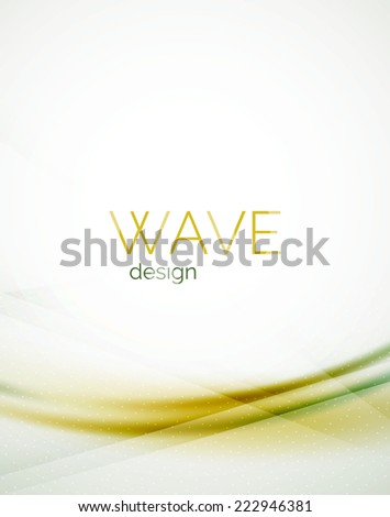 Flowing wave of blending colors, unusual blur abstract background 
