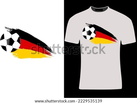Germany  National Football Team T-SHIRT Design  For Print, Poster, Card, Mugs, Bags, Invitation, And Party.