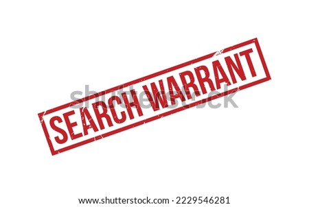 Search Warrant Rubber Stamp Seal Vector Royalty-Free Stock Photo #2229546281