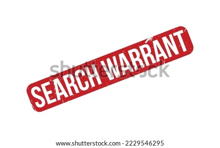 Search Warrant Rubber Stamp Seal Vector Royalty-Free Stock Photo #2229546295