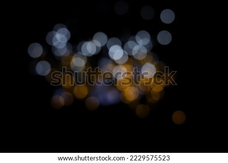 multicolored round blurred bokeh of different sizes. for postcards, signs, labels, New Year's flyers