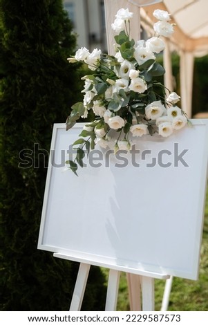 wedding decor, sign welcome to the event