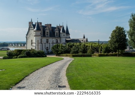 The Château d'Amboise, located in the Loire Valley, a few kilometers from Orléans, in the Loiret. Royalty-Free Stock Photo #2229616335