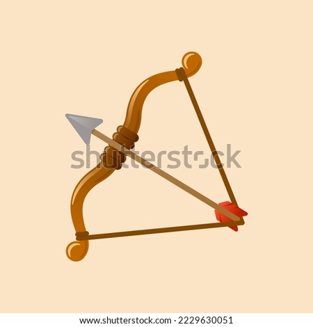 seamless bow and arrow illustration