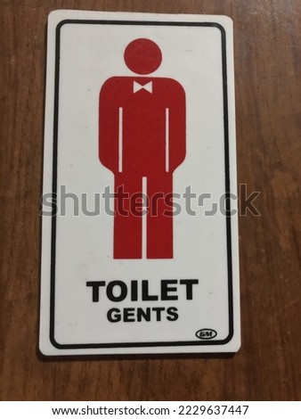 Sign if restroom to filter who can used