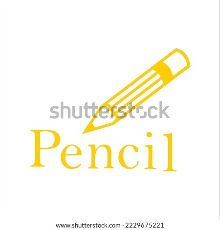 pencil to write vector logo design