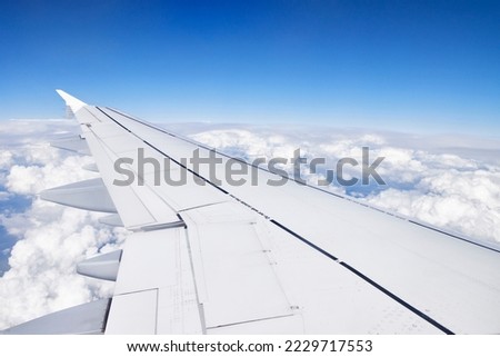 Aerial view from an airplane over Germany