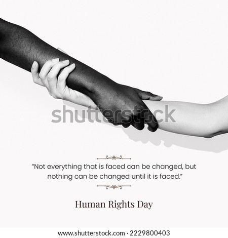 human rights day, international human rights day Royalty-Free Stock Photo #2229800403