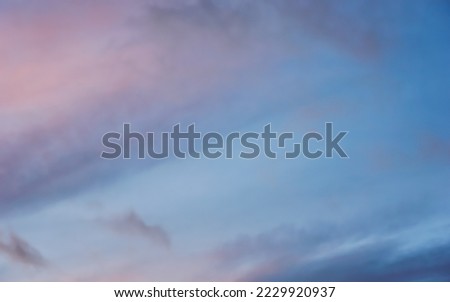 Colorful sky at sunrise. Gradient color. Sky texture, abstract nature background
