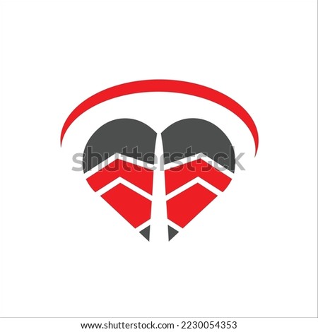 Love vector logo design symbol 