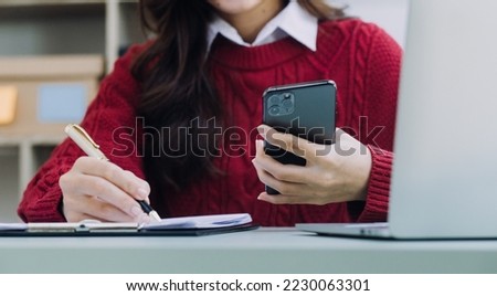 Business team present. Photo professional investor working new startup project. Finance meeting.Digital tablet laptop computer smart phone using, keyboard docking screen foreground,filter