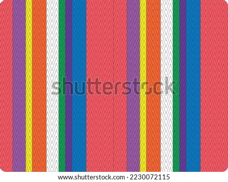 Abstract Old Zig Zag Seamless Pattern.
