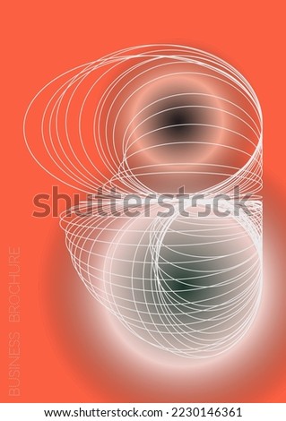 Modern Minimal Geometric Vector Poster Design with Lines and Gradient Colorful Circles. Set of Abstract Backgrounds for Covers, Flyers, Templates, Booklets, Cards, Brochures, Branding, etc.