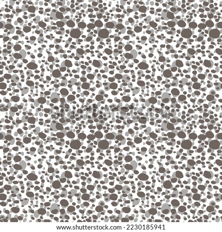 Abstract modern dalmatian fur seamless pattern. Animals trendy background. Black and white decorative vector illustration for print, card, postcard, fabric, textile. Modern ornament of stylized skin.