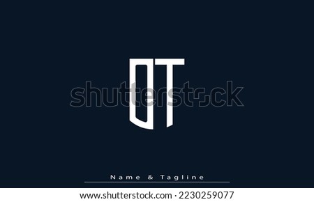 Alphabet letters Initials Monogram logo OT , TO