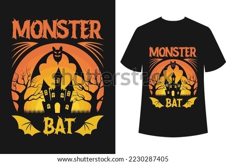 Halloween t-shirt design for all types of commercial use and also the file is easily editable. The design is best for t-shirt businesses and personal use.