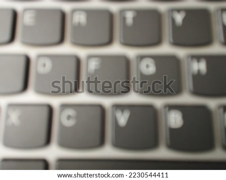 blur keyboard make its with technique close up