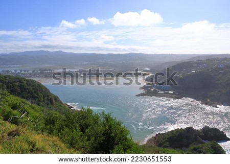 The Amazing view to the sea Featherbed Nature Reserve, Knysna, South Africa Royalty-Free Stock Photo #2230651553