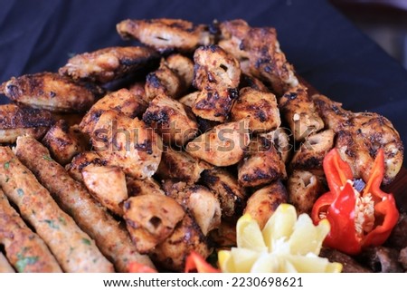 Grilled Meatballs, BBQ Grills  Download High Resolution Stock Photos