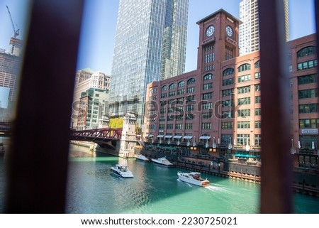 Chicago Tourist Destination Museum Streets River