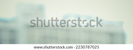Blurred image of homes, buildings, apartments and bokeh from lens melting for wallpaper, backdrop and design.