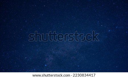 Starry sky in the mountains with the Milky Way at the end of summer Royalty-Free Stock Photo #2230834417