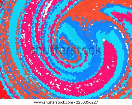 Abstract background with swirl style and pixels 