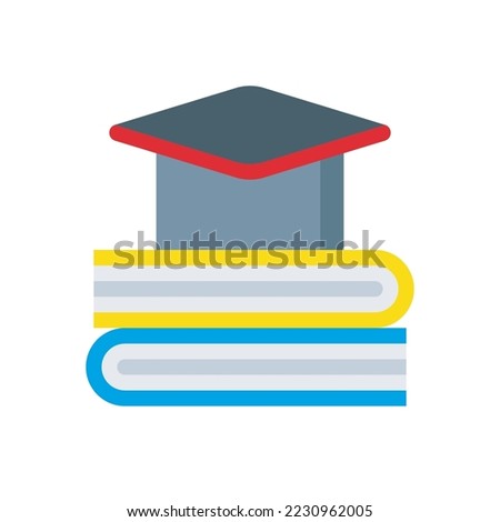 Education Icon Design With Flat Style 
