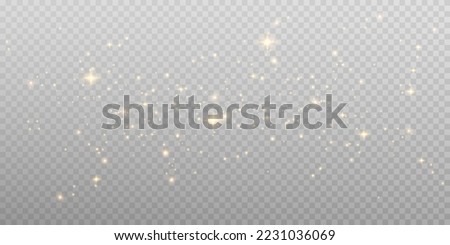 golden dust light png. Bokeh light lights effect background. Christmas glowing dust background Christmas glowing light bokeh confetti and sparkle overlay texture for your design.
 Royalty-Free Stock Photo #2231036069
