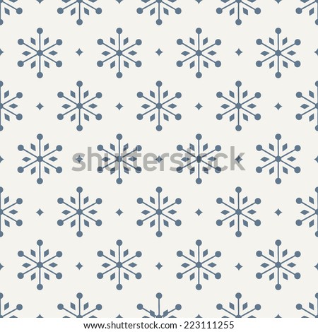 seamless pattern. holiday. snowflake