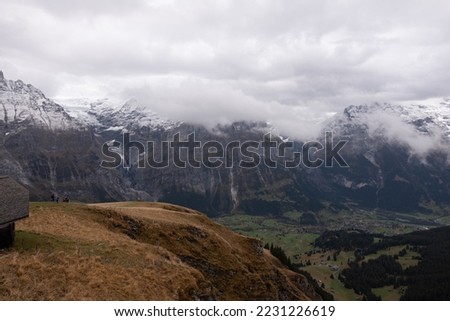 It is a picture of Jungfrau in Swizerland