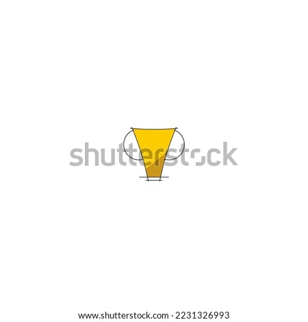 Golden cup isolated on white background