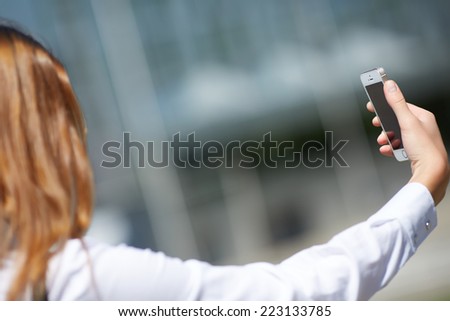 girl with a phone 