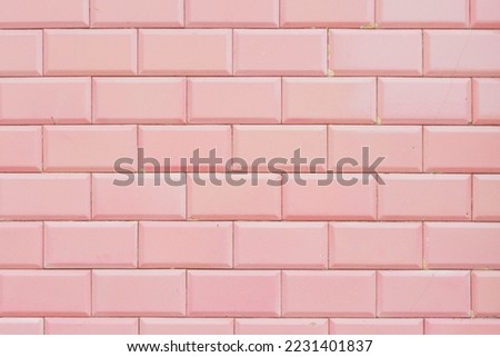 A antique pink tile background, vintage