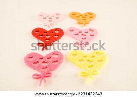 Photo picture of Heart texture background for Valentine's day