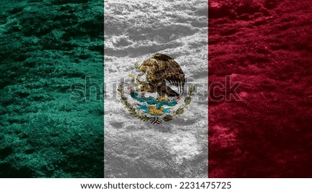 mexican flag texture as background