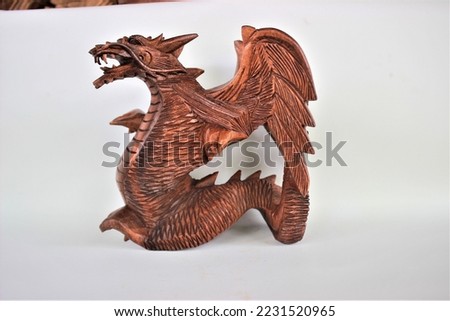 	
Wooden Dragon Sculpture Wood Carving, Sculpture, Art from Bali Indonesia Royalty-Free Stock Photo #2231520965