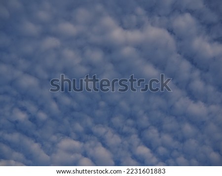 cloudy and fluffy blue sky