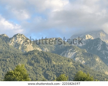 View to Alpspitz and Kreuzeck Royalty-Free Stock Photo #2231826197
