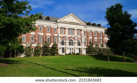 Historic Building in Auburn Alabama Royalty-Free Stock Photo #2231843681