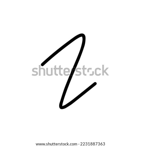 Abstract trend line element chilldish vector illustration