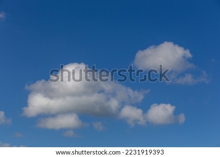 Blue sky with white clouds, Cloudy sky background nature outdoors
